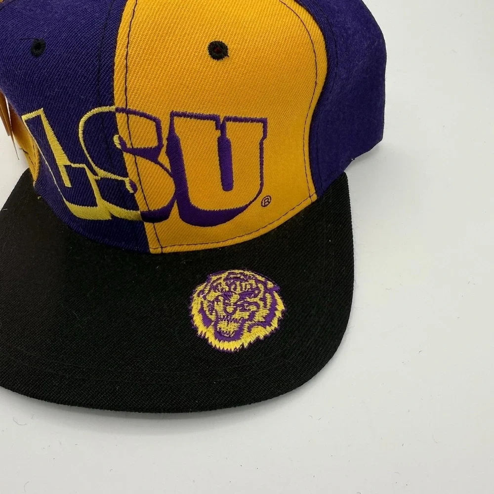 Vintage Louisiana State University LSU Tigers Snapback Cap Hat‎ 90s NCAA